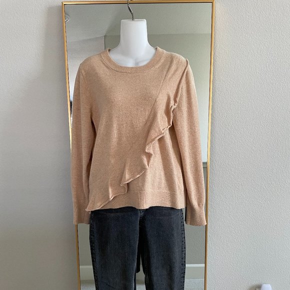 J. Crew Sweaters - J.CREW | Camel Crewneck Sweater